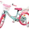 Volare Unicorn Kinderfahrrad – Mädchen – 16 Zoll – Grün
