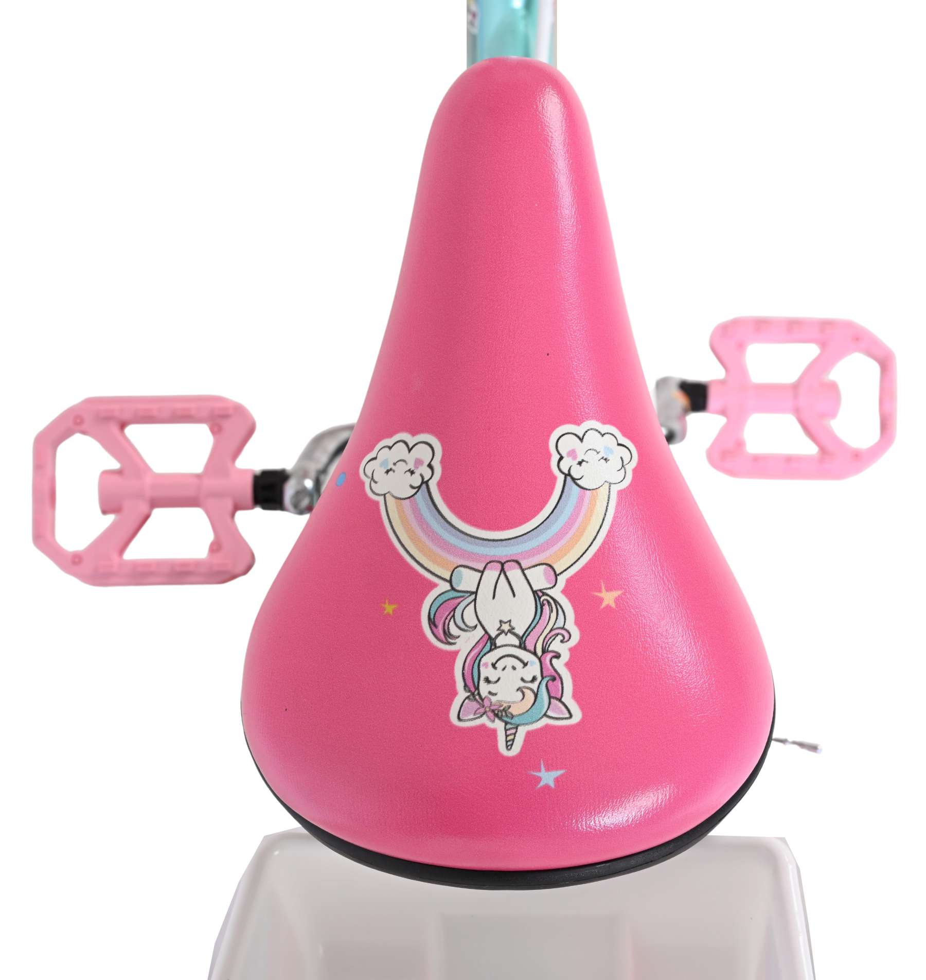 Volare Unicorn Kinderfahrrad - Mädchen - 16 Zoll - Grün - Zwei Handbremsen