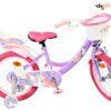 Volare Unicorn Kinderfahrrad – Mädchen – 16 Zoll – Lila