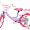 Volare Unicorn Kinderfahrrad – Mädchen – 16 Zoll – Lila