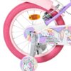 Volare Unicorn Kinderfahrrad - Mädchen - 16 Zoll - Lila - Zwei Handbremsen