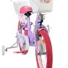 Volare Unicorn Kinderfahrrad - Mädchen - 16 Zoll - Lila - Zwei Handbremsen