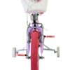 Volare Unicorn Kinderfahrrad - Mädchen - 16 Zoll - Lila - Zwei Handbremsen