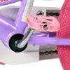 Volare Unicorn Kinderfahrrad - Mädchen - 16 Zoll - Lila - Zwei Handbremsen