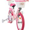 Volare Unicorn Kinderfahrrad - Mädchen - 16 Zoll - Rosa - Zwei Handbremsen