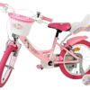 Volare Unicorn Kinderfahrrad - Mädchen - 16 Zoll - Rosa - Zwei Handbremsen