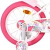 Volare Unicorn Kinderfahrrad – Mädchen – 16 Zoll – Weiß