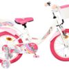 Volare Unicorn Kinderfahrrad – Mädchen – 16 Zoll – Weiß