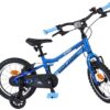 Volare Venom Kinderfahrrad - Jungen - 14 Zoll - Blau - Zwei Handbremsen