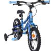 Volare Venom Kinderfahrrad - Jungen - 14 Zoll - Blau - Zwei Handbremsen