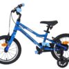 Volare Venom Kinderfahrrad - Jungen - 14 Zoll - Blau - Zwei Handbremsen