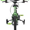Volare Venom Kinderfahrrad - Jungen - 14 Zoll - Grün - Zwei Handbremsen