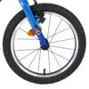 Volare Venom Kinderfahrrad - Jungen - 16 Zoll - Blau - Zwei Handbremsen