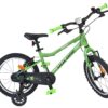 Volare Venom Kinderfahrrad - Jungen - 16 Zoll - Grün - Zwei Handbremsen
