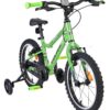 Volare Venom Kinderfahrrad - Jungen - 16 Zoll - Grün - Zwei Handbremsen