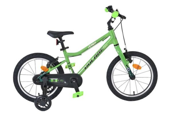 Volare Venom Kinderfahrrad - Jungen - 16 Zoll - Grün - Zwei Handbremsen