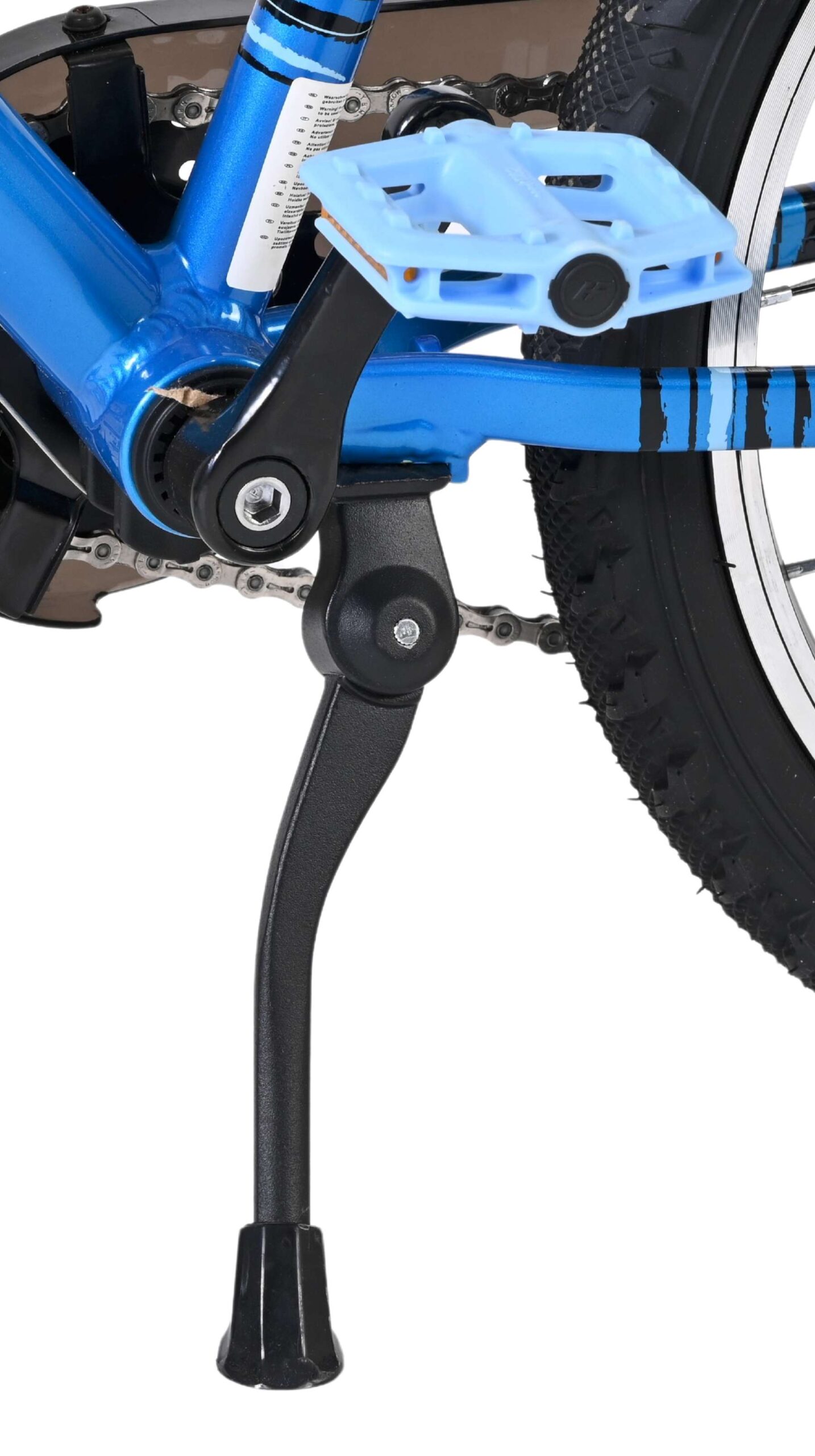Volare Venom Kinderfahrrad - Jungen - 18 Zoll - Blau - 6 Gänge - Zwei Handbremsen