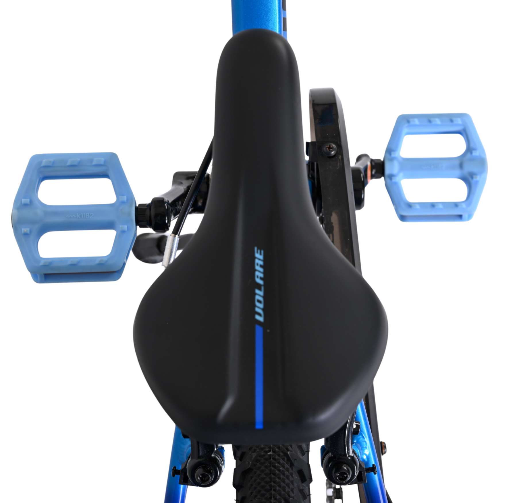 Volare Venom Kinderfahrrad - Jungen - 18 Zoll - Blau - 6 Gänge - Zwei Handbremsen
