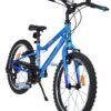 Volare Venom Kinderfahrrad - Jungen - 18 Zoll - Blau - 6 Gänge - Zwei Handbremsen