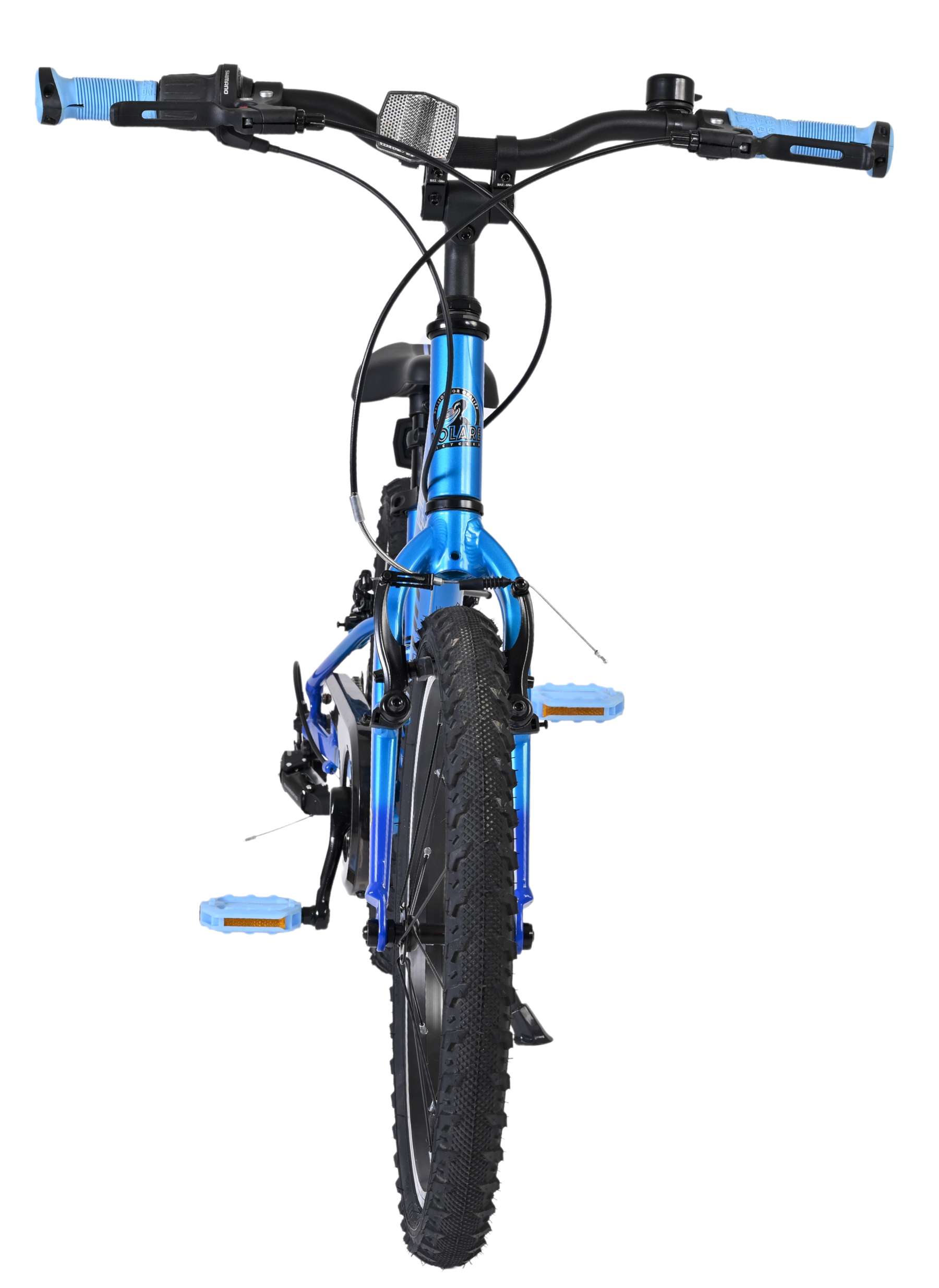 Volare Venom Kinderfahrrad - Jungen - 18 Zoll - Blau - 6 Gänge - Zwei Handbremsen