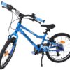 Volare Venom Kinderfahrrad - Jungen - 18 Zoll - Blau - 6 Gänge - Zwei Handbremsen