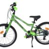 Volare Venom Kinderfahrrad - Jungen - 18 Zoll - Grün - 6 Gänge - Zwei Handbremsen