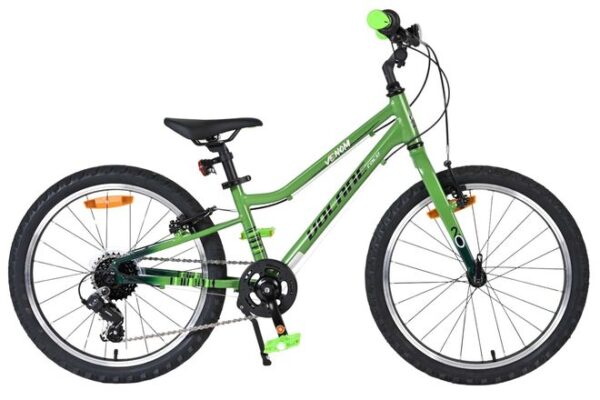 Volare Venom Kinderfahrrad - Jungen - 20 Zoll - Grün - Zwei Handbremsen