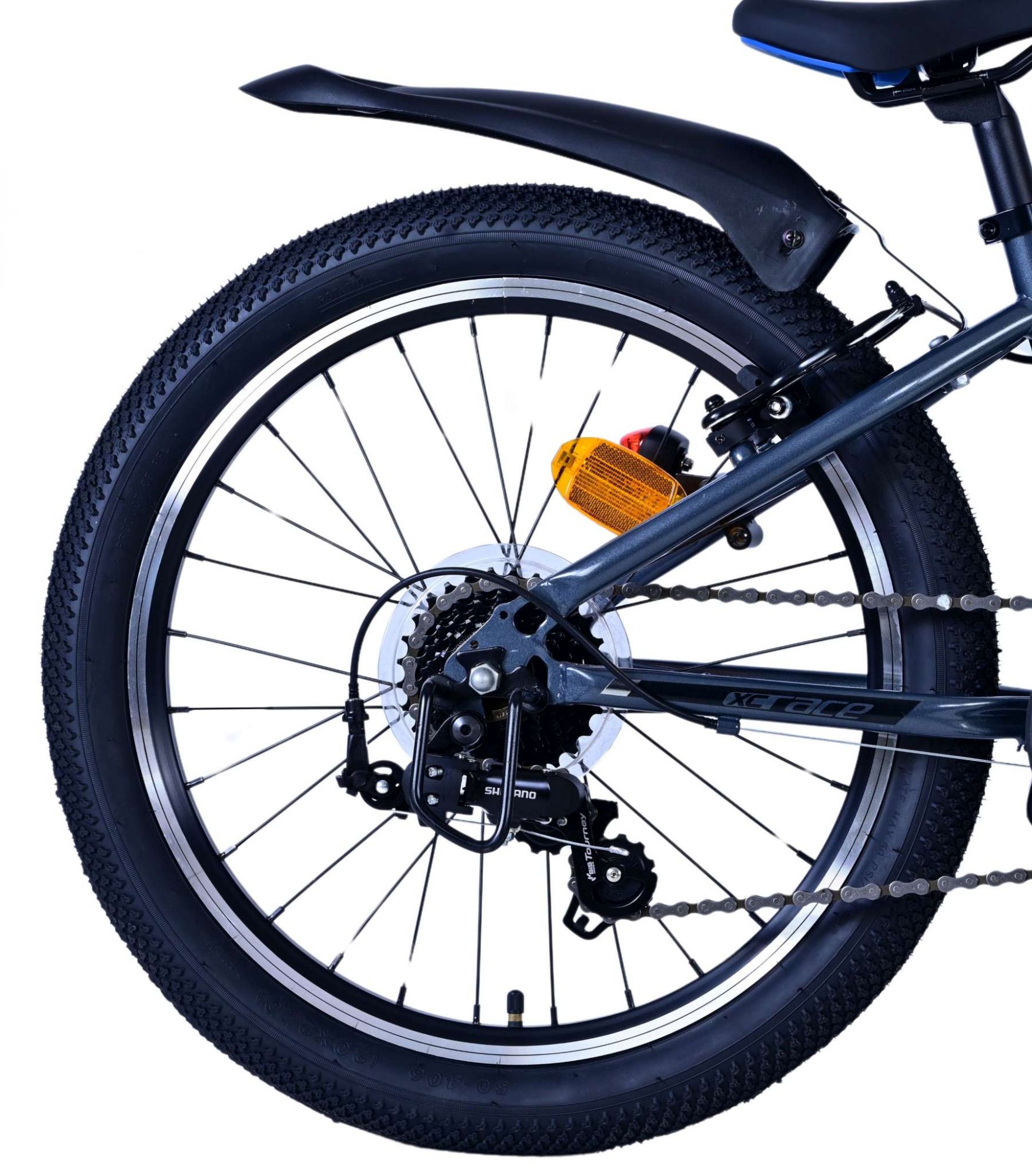 Volare XC Race Kinderfahrrad – 20 Zoll – Blau/Grau – 7 Gänge 2