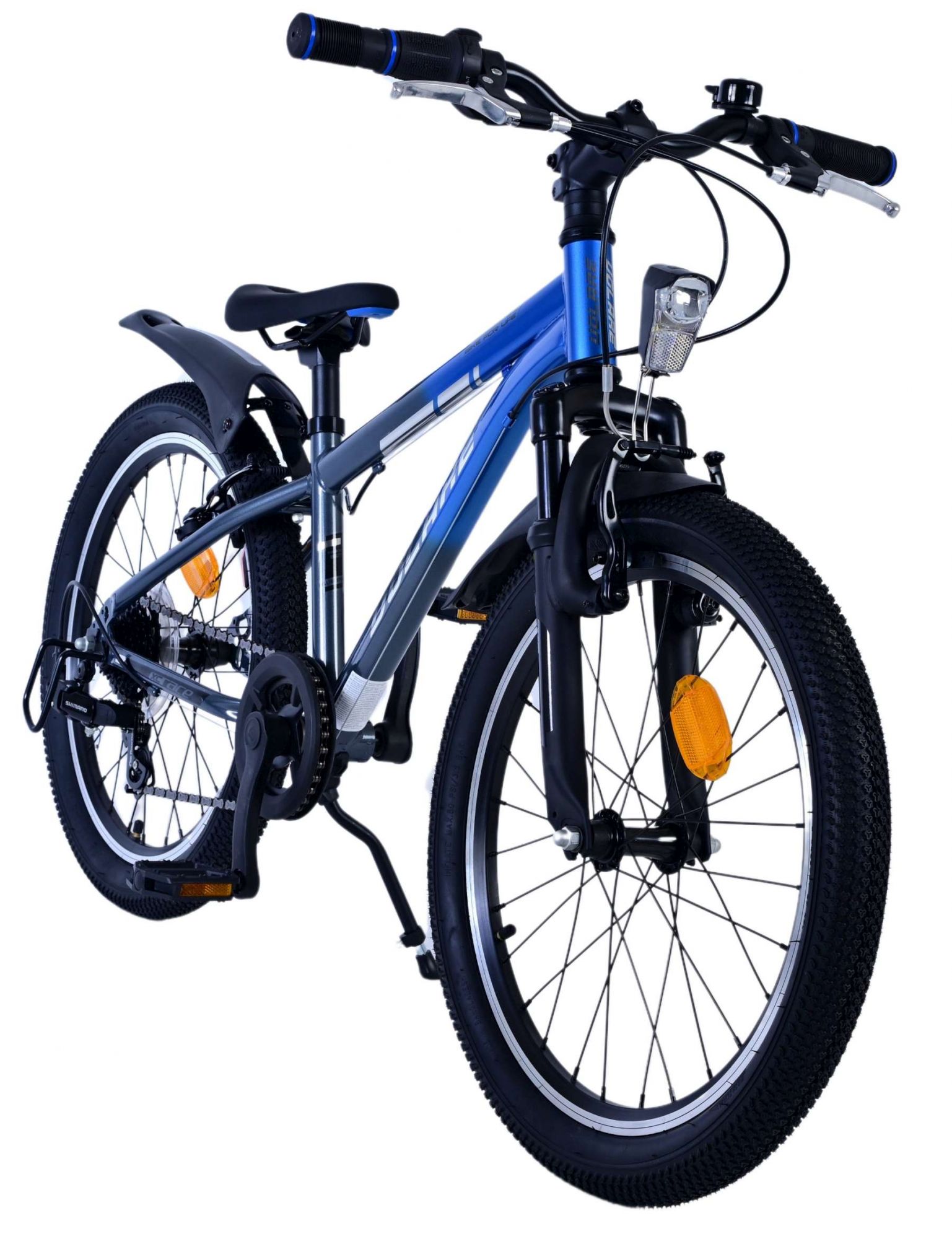 Volare XC Race Kinderfahrrad – 20 Zoll – Blau/Grau – 7 Gänge 6