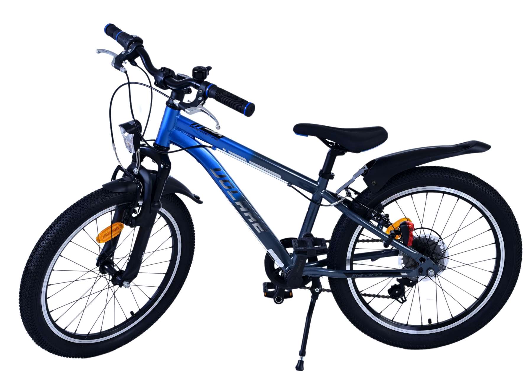 Volare XC Race Kinderfahrrad – 20 Zoll – Blau/Grau – 7 Gänge 9