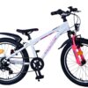 Volare XC Race Kinderfahrrad – 20 Zoll – Weiß/Pink – 7 Gänge 11