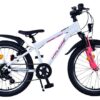 Volare XC Race Kinderfahrrad – 20 Zoll – Weiß/Pink – 7 Gänge
