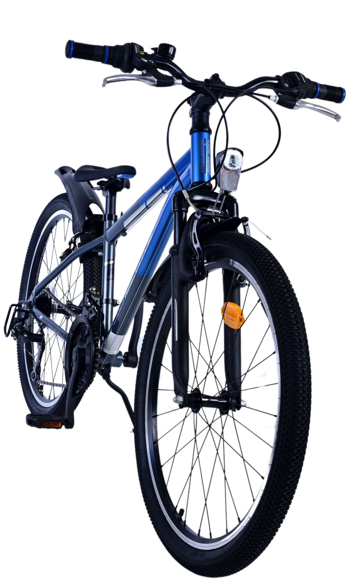 Volare XC Race Kinderfahrrad – 24 Zoll – Blau/Grau – 21 Gänge 6