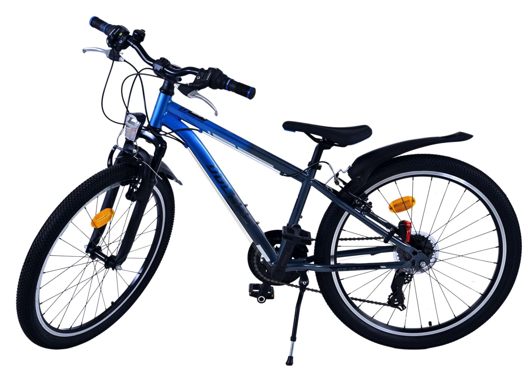 Volare XC Race Kinderfahrrad – 24 Zoll – Blau/Grau – 21 Gänge 9