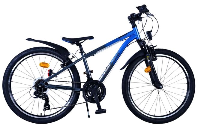 Volare XC Race Kinderfahrrad – 24 Zoll – Blau/Grau – 21 Gänge