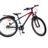 Volare XC Race Kinderfahrrad - 24 Zoll - Rot/Grau - Nexus 3