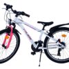 Volare XC Race Kinderfahrrad – 24 Zoll – Weiß/Pink – 21 Gänge 9