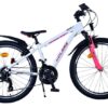 Volare XC Race Kinderfahrrad – 24 Zoll – Weiß/Pink – 21 Gänge