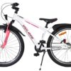 Volare XC Race Kinderfahrrad - 24 Zoll - Weiß/Rosa - Nexus 3