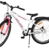 Volare XC Race Kinderfahrrad - 24 Zoll - Weiß/Rosa - Nexus 3