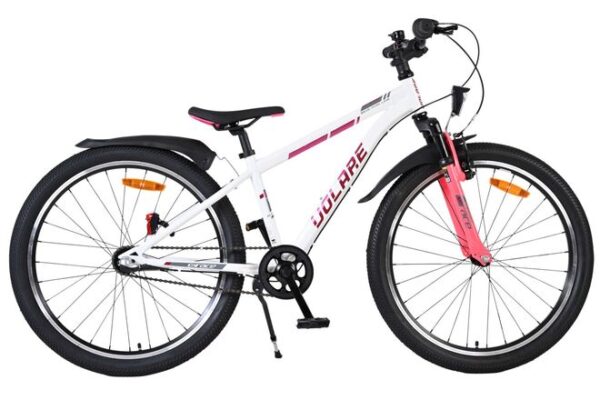 Volare XC Race Kinderfahrrad - 24 Zoll - Weiß/Rosa - Nexus 3
