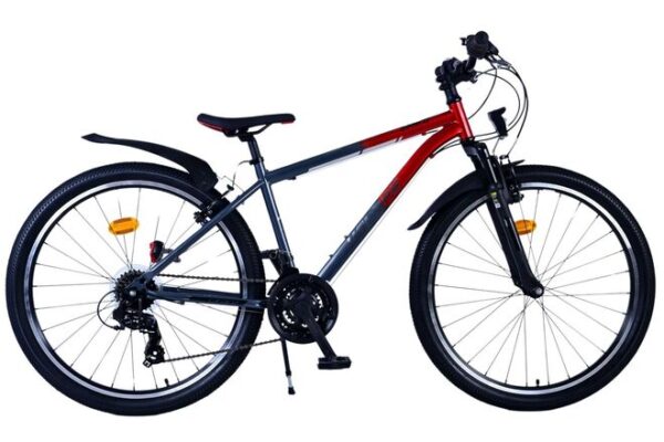 Volare XC Race Kinderfahrrad – 26 Zoll – Rot/Grau – 21 Gänge