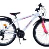 Volare XC Race Kinderfahrrad – 26 Zoll – Weiß/Pink – 21 Gänge